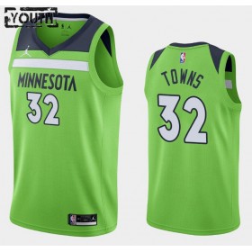 Canotte Bambino Minnesota Timberwolves Karl-Anthony Towns 32 2020-21 Jordan Brand Statement Edition Swingman